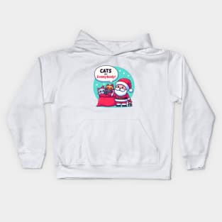 cats for everybody Kids Hoodie